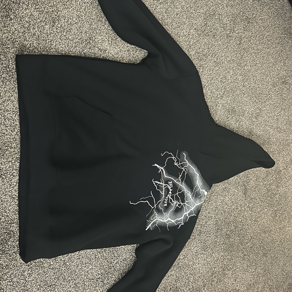 Aelfric Eden Black Lightning Graphic Hoodie